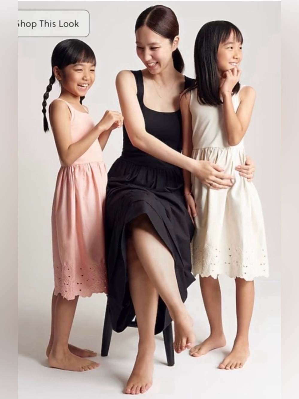 J.Crew Drop-waist mixy dress in black - Picture 3 of 8